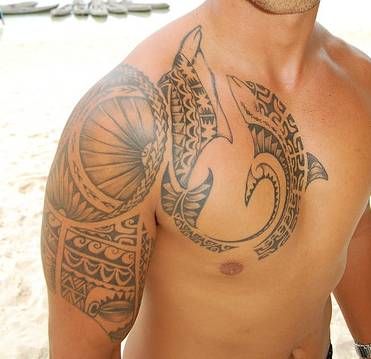 Tribal Maori Dolphin Tattoo Design