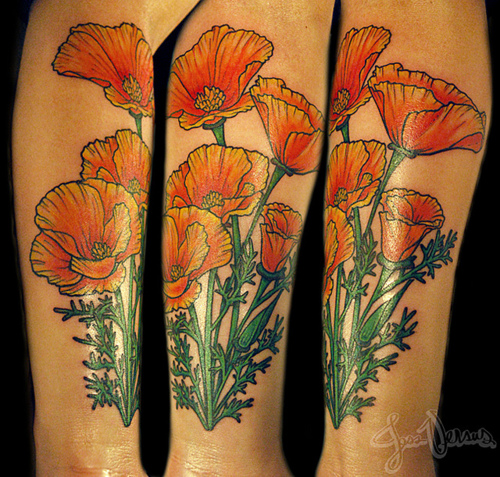 Twitter 上的522 TattooCalifornia poppy tattooed by Roni girlroni  522tattoo tattoo tattoos poppy poppytattoo flower flowertatt  httptcoO0e0Z4tR2t  X
