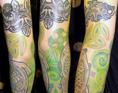 Celtic tattoo sleeve designs