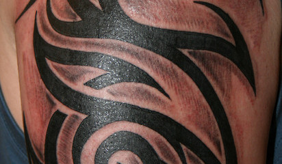 Tribal Celtic half sleeve tattoo